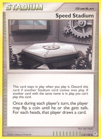 Speed Stadium Diamond & Pearl Pokemon Card