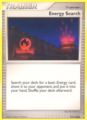 Energy Search Diamond & Pearl Pokemon Card