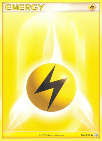 Lightning Energy Diamond & Pearl Pokemon Card