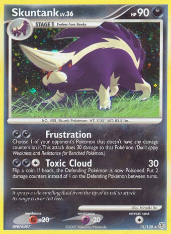 Skuntank Diamond & Pearl Pokemon Card