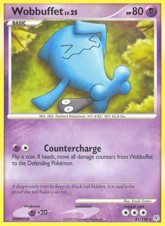 Wobbuffet Diamond & Pearl Pokemon Card