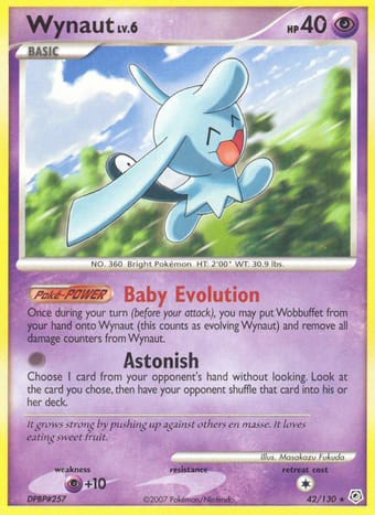 Wynaut Diamond & Pearl Pokemon Card