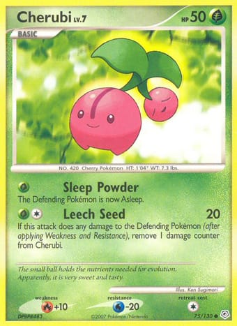 Cherubi Diamond & Pearl Pokemon Card