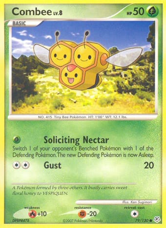 Combee Diamond & Pearl Pokemon Card