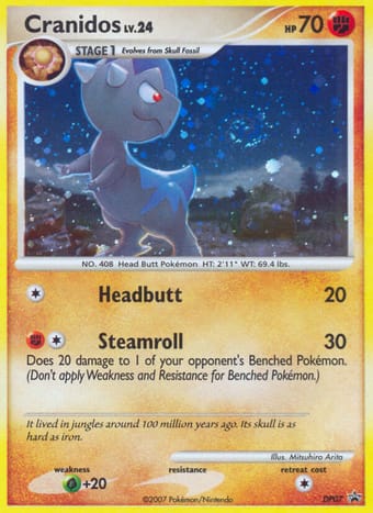 Cranidos DP Black Star Promos Pokemon Card