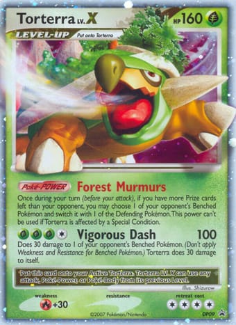 Torterra DP Black Star Promos Pokemon Card