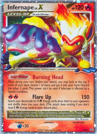 Infernape DP Black Star Promos Pokemon Card