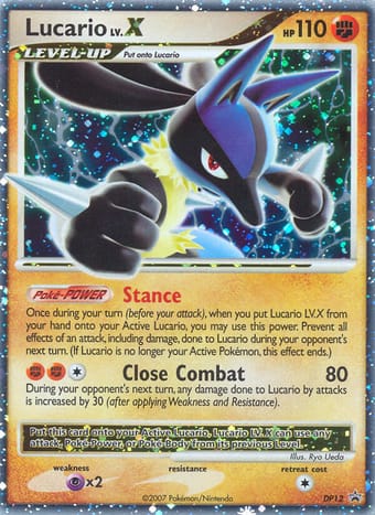 Lucario DP Black Star Promos Pokemon Card
