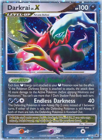 Darkrai DP Black Star Promos Pokemon Card