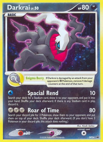 Darkrai DP Black Star Promos Pokemon Card