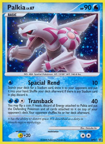 Palkia DP Black Star Promos Pokemon Card