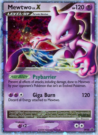 Mewtwo DP Black Star Promos Pokemon Card