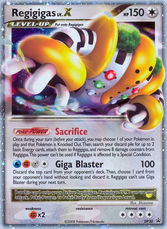 Regigigas DP Black Star Promos Pokemon Card