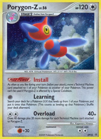 Porygon-Z DP Black Star Promos Pokemon Card