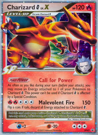 Charizard G DP Black Star Promos Pokemon Card