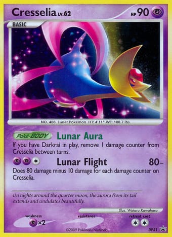 Cresselia DP Black Star Promos Pokemon Card
