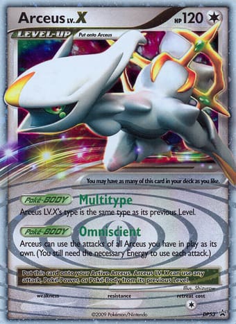 Arceus DP Black Star Promos Pokemon Card