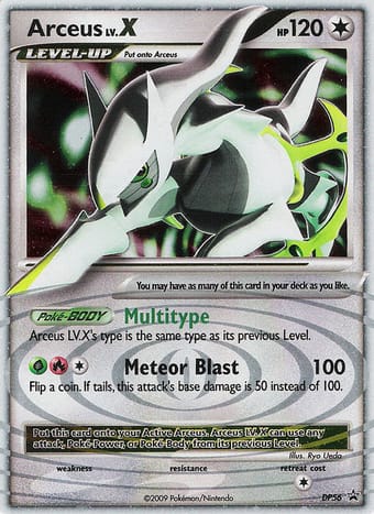Arceus DP Black Star Promos Pokemon Card