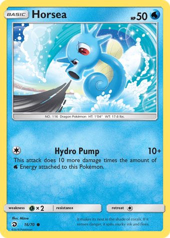 Horsea Dragon Majesty Pokemon Card