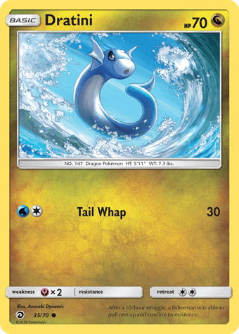 Dratini Dragon Majesty Pokemon Card