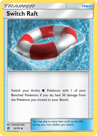 Switch Raft Dragon Majesty Pokemon Card