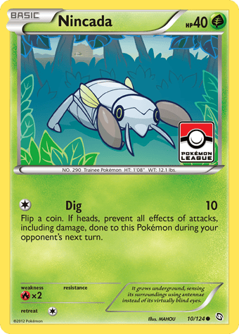 Nincada Dragons Exalted Pokemon Card
