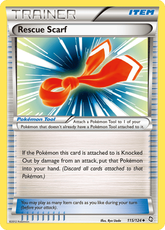 Rescue Scarf Dragons Exalted Pokemon Card