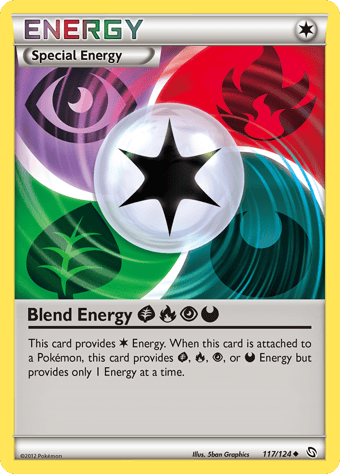 Blend Energy GrassFirePsychicDarkness Dragons Exalted Pokemon Card