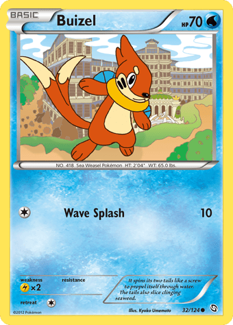 Buizel Dragons Exalted Pokemon Card