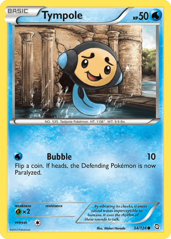 Tympole Dragons Exalted Pokemon Card