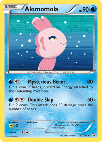 Alomomola Dragons Exalted Pokemon Card
