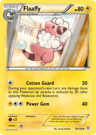Flaaffy Dragons Exalted Pokemon Card