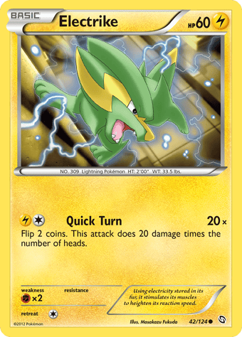 Electrike Dragons Exalted Pokemon Card