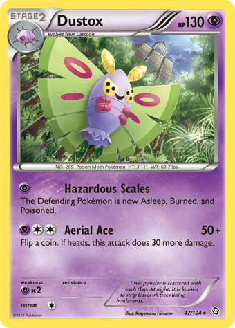 Dustox Dragons Exalted Pokemon Card