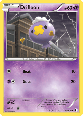 Drifloon Dragons Exalted Pokemon Card