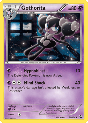 Gothorita Dragons Exalted Pokemon Card