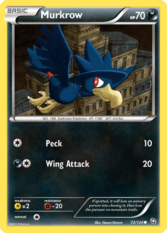 Murkrow Dragons Exalted Pokemon Card