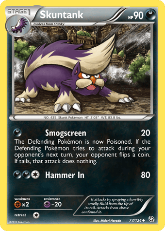 Skuntank Dragons Exalted Pokemon Card