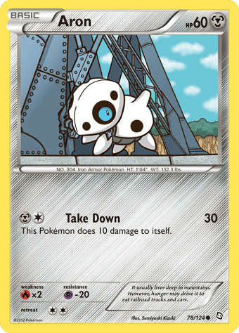 Aron Dragons Exalted Pokemon Card