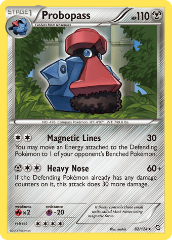 Probopass Dragons Exalted Pokemon Card