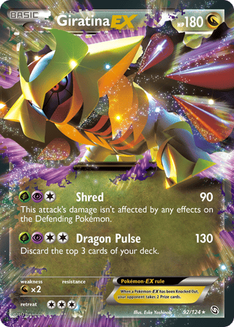 Giratina-EX Dragons Exalted Pokemon Card