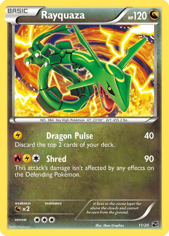 Rayquaza Dragon Vault Pokemon Card