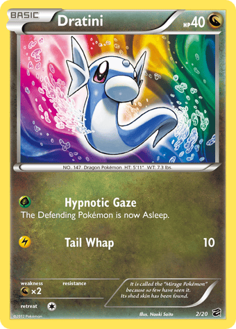 Dratini Dragon Vault Pokemon Card