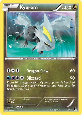 Kyurem Dragon Vault Pokemon Card