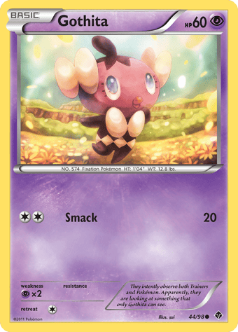 Gothita Emerging Powers Pokemon Card