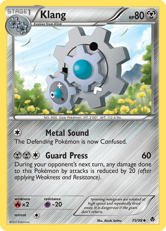 Klang Emerging Powers Pokemon Card