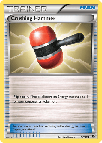 Crushing Hammer Emerging Powers Pokemon Card