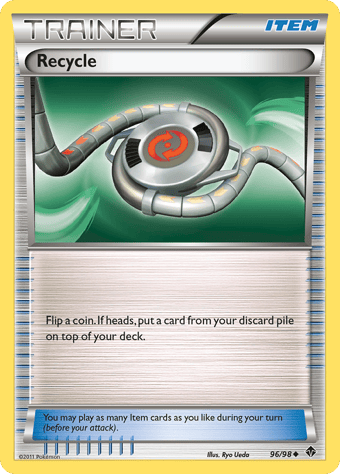 Recycle Emerging Powers Pokemon Card