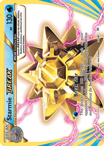 Starmie BREAK Evolutions Pokemon Card