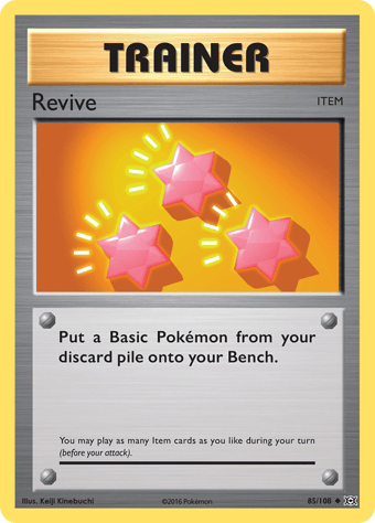 Revive Evolutions Pokemon Card